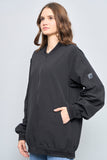 Cortaviento casual  negro  adidas talla M 790