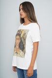 Polera Blanco Frida Kahlo Talla M Image 1