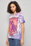 Polera casual  morado janis joplin talla S 686