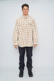Camisa escocesa beige Carhartt Talla Xxl Image 3