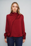 Blusa Burdeo Express Talla S