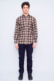 Camisa escocesa cafe Carhartt Talla S Image 3