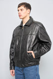 Chaqueta cuero  negro m  talla L 971