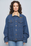 Chaqueta denim  azul wrangler talla L 697