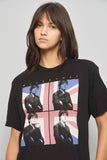 Polera casual  negro paul mccartney talla L 656