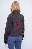 Jacket denim gris harley davidson Talla Xl Image 2