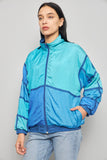 Cortaviento casual  azul lavon talla S 369