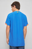 Polera casual  azul  adidas talla L 267