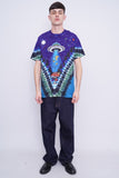 Polera Multicolor Liquid Blue Talla L Image 3