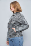 Chaqueta denim  gris levis talla S 115