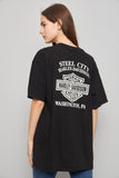 Polera casual  negro harleydavidson talla L 120