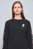 Polera casual  negro ripndip talla S 167