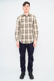 Camisa escocesa beige Carhartt Talla M Image 3