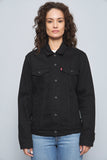 Chaqueta denim  negro levis talla M 674