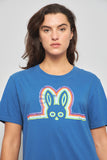 Polera casual  azul psycho bunny talla L 314