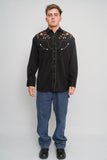 Camisa Negro classic western Talla M Image 3