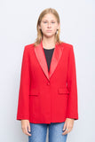 Blazer Rojo Kasper  Talla TU