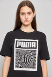 Polera casual  negro puma talla S 131