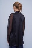 Blusa bicolor n/b valentino intimo Talla L Image 2