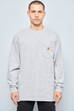 Polera casual  gris carhartt talla L 927