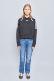 Polerón negro/blanco Adidas Talla M Image 3