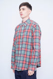 Camisa escocesa verde/rojo Polo Talla Xl Image 1
