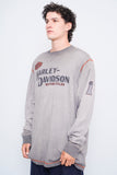 Polera Gris harley davidson Talla Xl Image 1