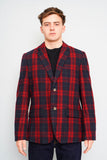 Blazer escocesa roja Tommy Hilfiger Talla L Image 0