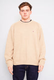 Sweater Beige Tommy Hilfiger Talla Xl Image 0