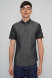 Camisa denim gris A X Armani Exchange Talla Xs