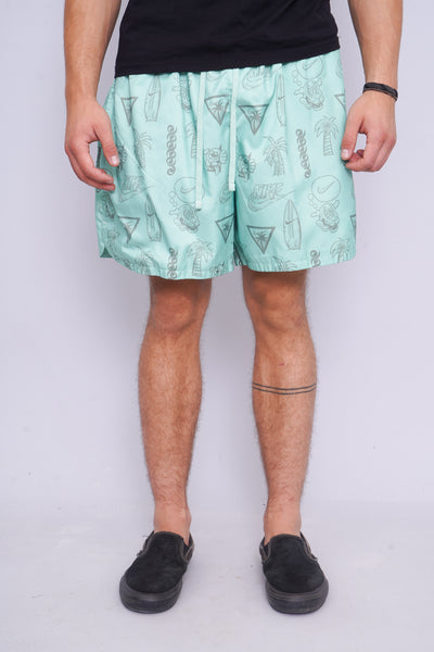 Short Verde Nike Talla TU