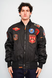Bomber Negro top gun Talla L Image 0