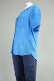 Blusa Azul factory Talla M Image 1