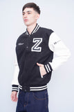 Bomber bicolor n/b Nostalgic Talla M Image 1