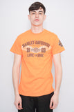 Polera Naranjo harley davidson Talla M Image 0
