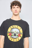 Polera casual  negro guns n roses talla L 663