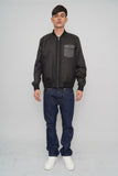 Bomber Negro Calvin Klein Jeans Talla L Image 3