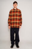 Camisa cuadrille cafe/burdeo Carhartt Talla Xl Image 3