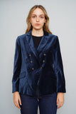 Blazer Azul White Black Talla 8p