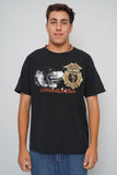 Polera Negro harley davidson Talla L