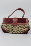 Cartera/Mochila beige/vino Coach Talla TU Image 2