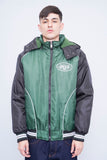 Parka Negro/verde Nfl Talla L