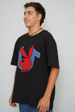 Polera Negro Playboy x True Religion Talla Xxl Image 1