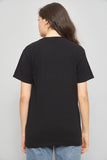 Polera casual  negro queen talla M 142