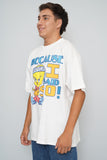 Polera Blanco Looney Tunes Talla Xl Image 1