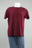 Polera Burdeo Polo Talla M Image 0