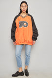 Cortaviento casual  naranjo nhl talla Xl 380