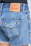 Short Azul Levis Talla W31 Image 3