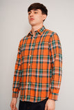 Camisa escocesa naranjo ralph lauren Talla S Image 1