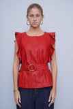 Top Rojo uterqüe Talla L